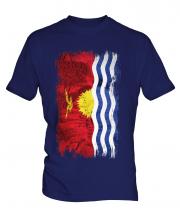 Kiribati Grunge Flag Mens T-Shirt