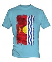 Kiribati Grunge Flag Mens T-Shirt
