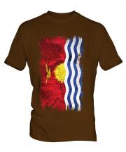 Kiribati Grunge Flag Mens T-Shirt