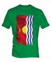 Kiribati Grunge Flag Mens T-Shirt