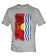 Kiribati Grunge Flag Mens T-Shirt