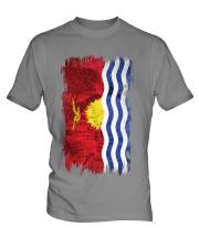 Kiribati Grunge Flag Mens T-Shirt