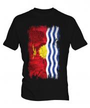 Kiribati Grunge Flag Mens T-Shirt