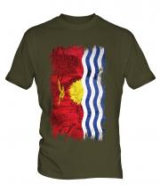 Kiribati Grunge Flag Mens T-Shirt