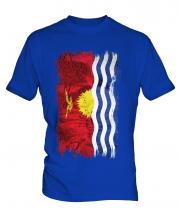 Kiribati Grunge Flag Mens T-Shirt