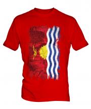 Kiribati Grunge Flag Mens T-Shirt