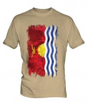 Kiribati Grunge Flag Mens T-Shirt