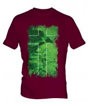 Ladonia Grunge Flag Mens T-Shirt