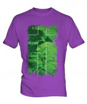 Ladonia Grunge Flag Mens T-Shirt