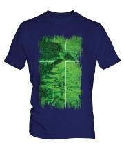 Ladonia Grunge Flag Mens T-Shirt