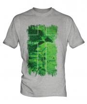 Ladonia Grunge Flag Mens T-Shirt
