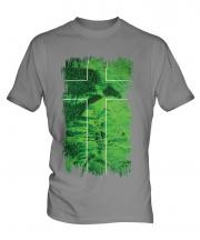Ladonia Grunge Flag Mens T-Shirt