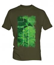 Ladonia Grunge Flag Mens T-Shirt