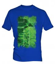 Ladonia Grunge Flag Mens T-Shirt