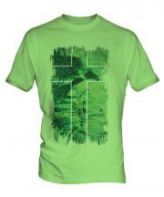 Ladonia Grunge Flag Mens T-Shirt