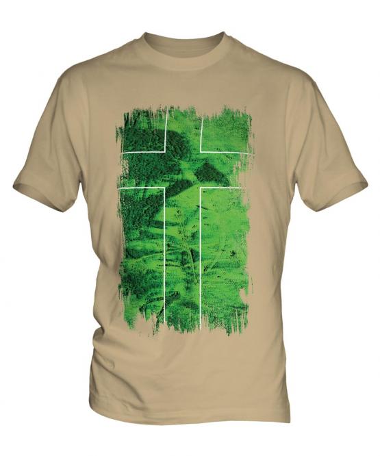 Ladonia Grunge Flag Mens T-Shirt