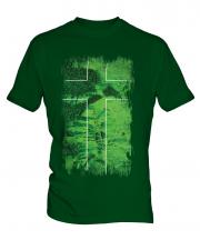 Ladonia Grunge Flag Mens T-Shirt