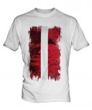 Latvia Grunge Flag Mens T-Shirt