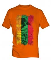 Lithuania Grunge Flag Mens T-Shirt