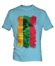 Lithuania Grunge Flag Mens T-Shirt