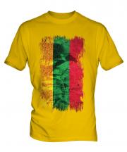 Lithuania Grunge Flag Mens T-Shirt