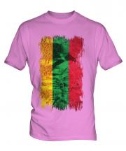Lithuania Grunge Flag Mens T-Shirt