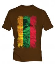 Lithuania Grunge Flag Mens T-Shirt