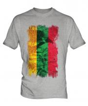 Lithuania Grunge Flag Mens T-Shirt