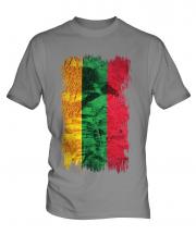 Lithuania Grunge Flag Mens T-Shirt