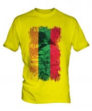 Lithuania Grunge Flag Mens T-Shirt