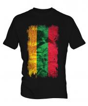 Lithuania Grunge Flag Mens T-Shirt