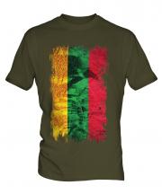 Lithuania Grunge Flag Mens T-Shirt