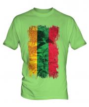 Lithuania Grunge Flag Mens T-Shirt