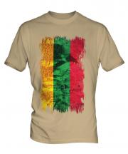 Lithuania Grunge Flag Mens T-Shirt