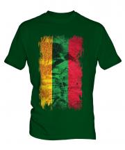 Lithuania Grunge Flag Mens T-Shirt