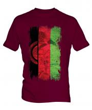 Malawi Grunge Flag Mens T-Shirt