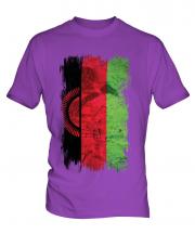 Malawi Grunge Flag Mens T-Shirt