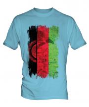 Malawi Grunge Flag Mens T-Shirt