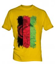 Malawi Grunge Flag Mens T-Shirt