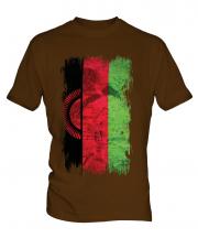 Malawi Grunge Flag Mens T-Shirt