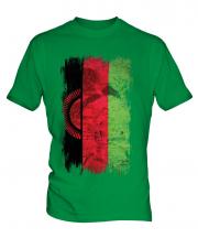Malawi Grunge Flag Mens T-Shirt