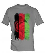 Malawi Grunge Flag Mens T-Shirt