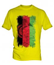 Malawi Grunge Flag Mens T-Shirt