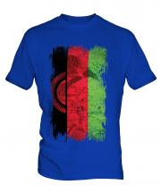 Malawi Grunge Flag Mens T-Shirt