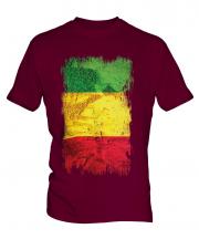 Mali Grunge Flag Mens T-Shirt
