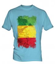 Mali Grunge Flag Mens T-Shirt