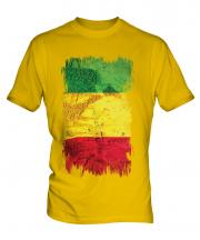 Mali Grunge Flag Mens T-Shirt