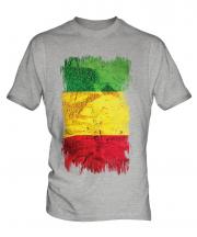 Mali Grunge Flag Mens T-Shirt