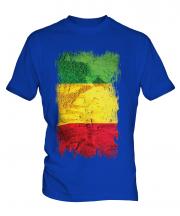 Mali Grunge Flag Mens T-Shirt