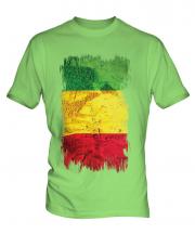 Mali Grunge Flag Mens T-Shirt